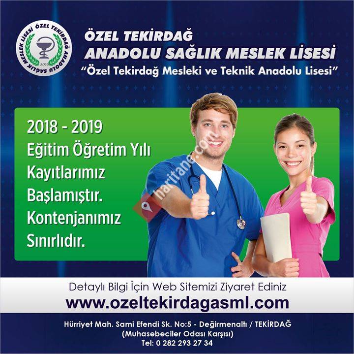 Özel Tekirdağ Anadolu Sağlik Meslek Lisesi