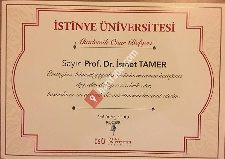 Prof.Dr. İsmet Tamer