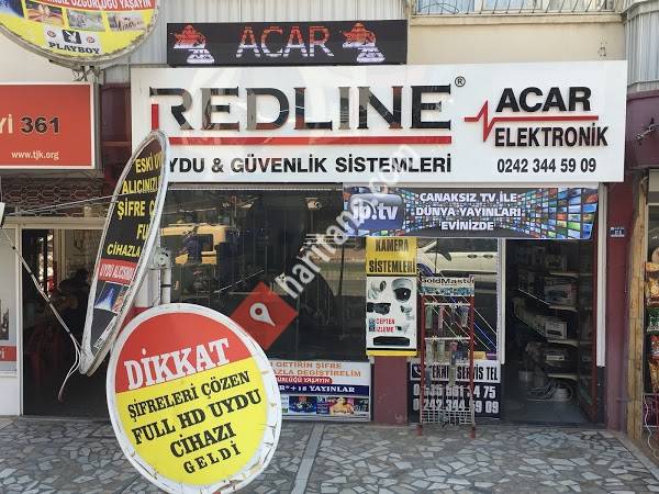 Redline Antalya Bayii Yetkili Satış Servis ACAR ELEKTRONİK UYDU ANTEN MONTAJ SERVİS -İPTV SATIŞ.
