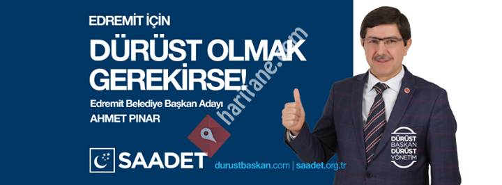 Saadet Partisi Edremit Belediye Başkan Adayı Ahmet Pınar