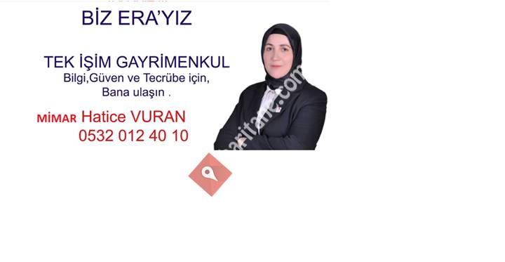 Satılık Kiralık Devren Gayrimenkul Danışmanı Mimar Hatice Vuran