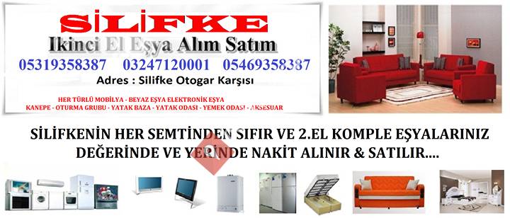 Silifke ikinci El Eşya Alım Satımı 05319358387