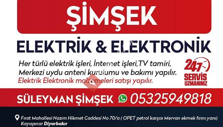 Şimşek Elektrik Elektronik Diyarbakır