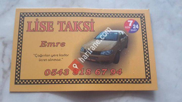 Sivas Lise Taksi Emre