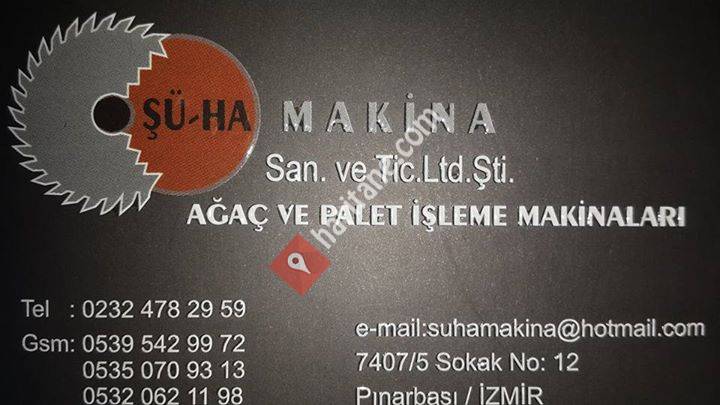 Şü-Ha Ağaç İşleme Makinaları SanticltdŞti