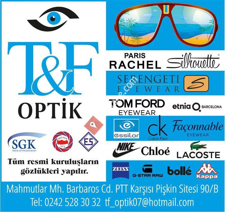 T&F OPTİK Taner & Fırat
