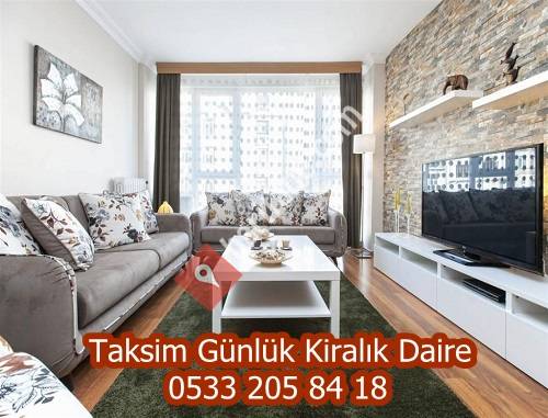 taksim gunluk kiralik daire sisli