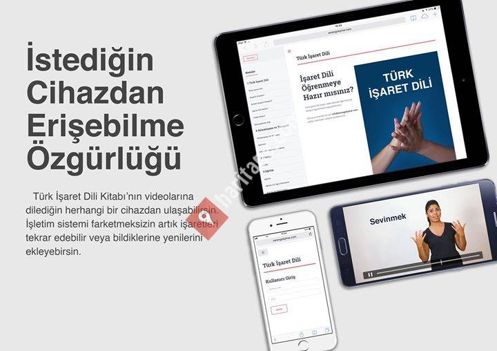 Türk İşaret Dili Kitabı Sayfası