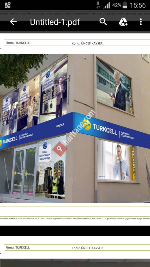 Turkcell Kurumsal Çözüm Merkezi UNCEF Nevşehir
