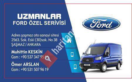 Uzmanlar Ford özel servis Ankara