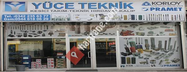 YÜCE TEKNİK KESİCİ TAKIM HIRDAVATV EKALIP ELEMANLARI