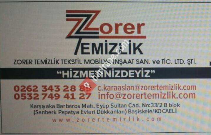 ZORER Temizlik & Site yönetimi  Ltd. Şti.